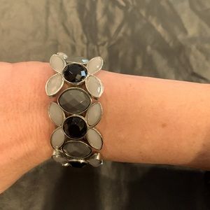 Costume gray and black bracelet